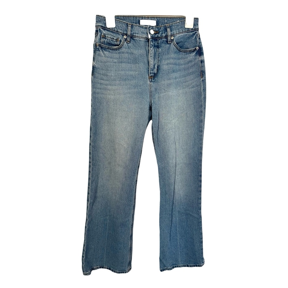LOFT The Wide Leg Flare Blue Jeans Size 24/00 Women’s